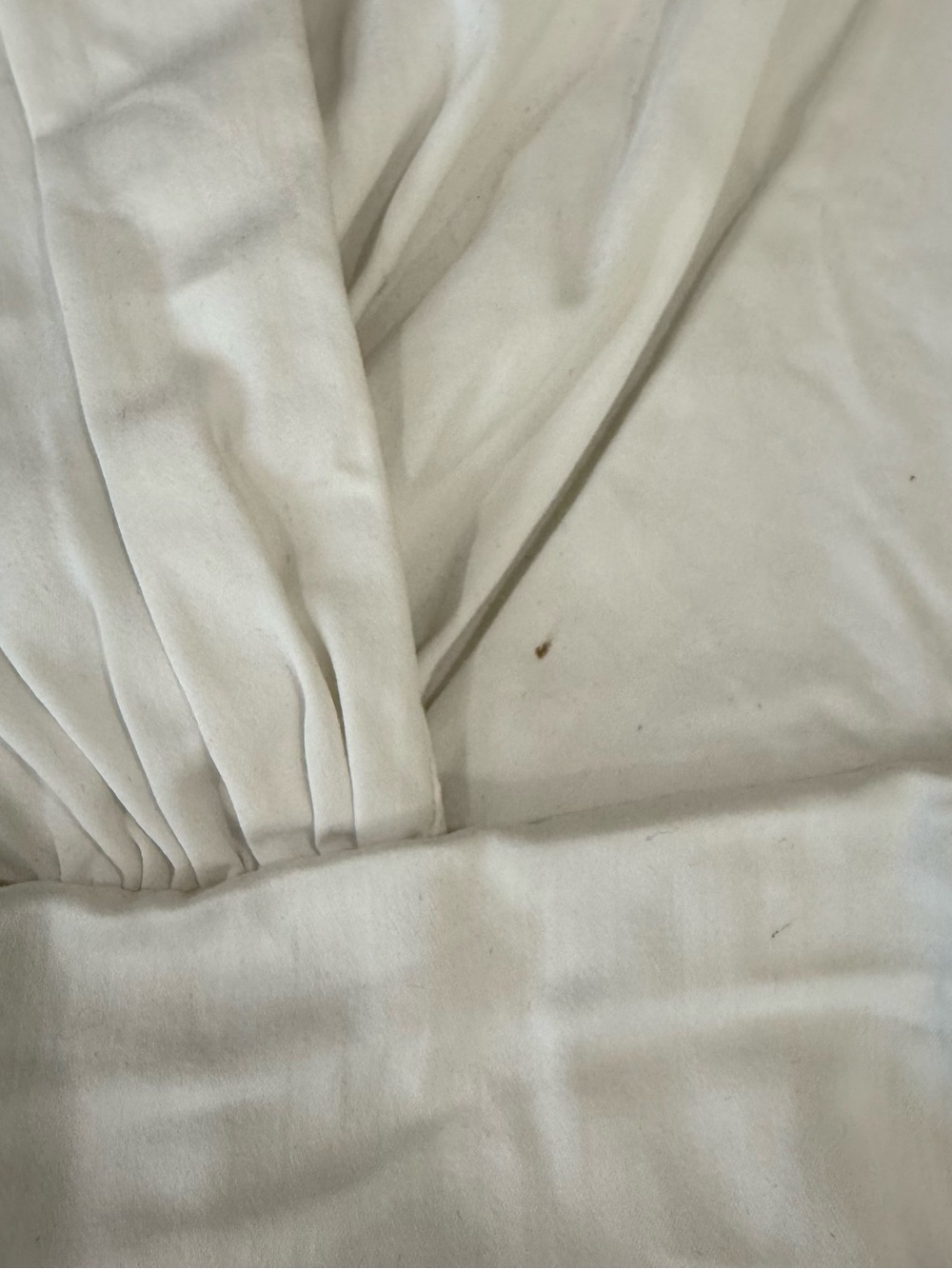 NWOT Zara White Shirt Dress Mini Bodycon Minimalist Wrap Top Preppy Women’s XS - Picture 6 of 15